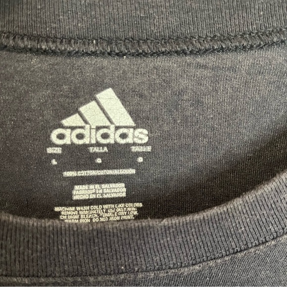 Adidas Basketball Logo Graphic Gray Red Sleeveless Tank Top Shirt Mens Size L - Picture 6 of 7